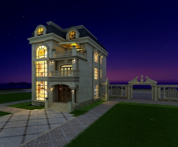 European Style Villa Appearance-ID:997234112