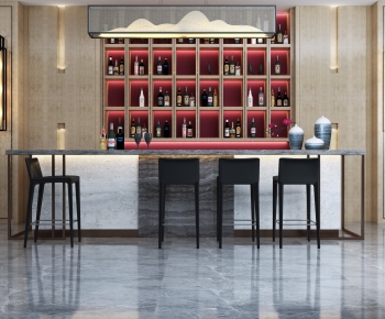 New Chinese Style Counter Bar-ID:800569062