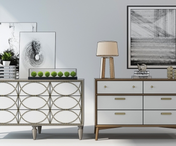 Modern Nordic Style Side Cabinet-ID:994465117