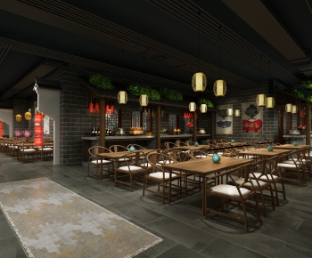 New Chinese Style Catering Space-ID:933521995