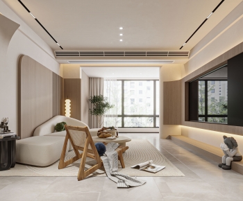 Wabi-sabi Style A Living Room-ID:762581115