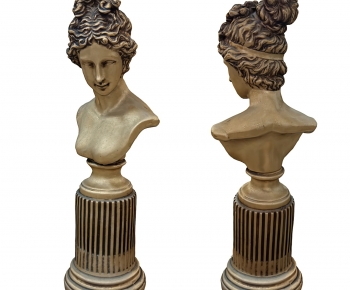 欧式女性人头雕塑摆件-ID:326684003