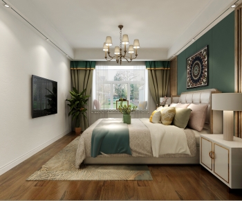 Southeast Asian Style Bedroom-ID:850675111