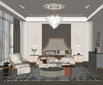 French Style Bedroom-ID:716154103