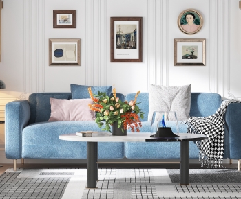 Nordic Style A Sofa For Two-ID:594329129