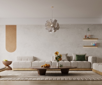 Wabi-sabi Style A Living Room-ID:859982014