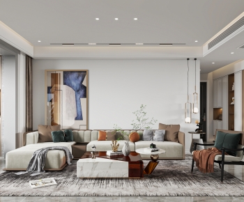 Modern A Living Room-ID:630153892
