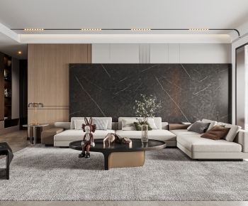 Modern A Living Room-ID:376605033