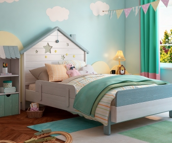 Modern Child's Bed-ID:769901049
