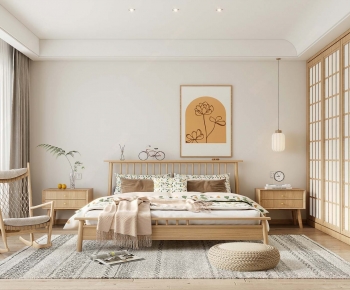 Japanese Style Bedroom-ID:809153089