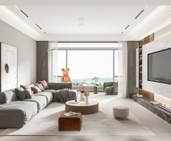 Modern A Living Room-ID:428440658