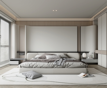 Modern Wabi-sabi Style Bedroom-ID:590703011