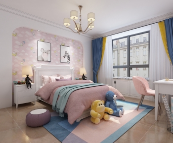 American Style Girl's Room Daughter's Room-ID:661777973