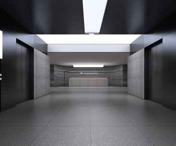 Modern Corridor/elevator Hall-ID:185053112