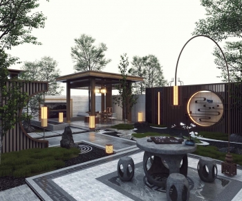 New Chinese Style Courtyard/landscape-ID:280956986