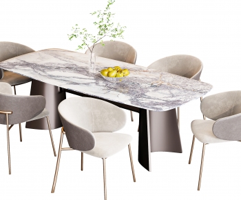 Modern Dining Table And Chairs-ID:398325922