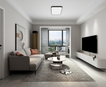 Modern A Living Room-ID:993644003