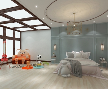New Chinese Style Girl's Room Daughter's Room-ID:420968062