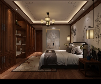 New Chinese Style Bedroom-ID:844114074