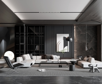 Modern A Living Room-ID:547743082