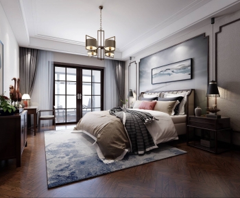 New Chinese Style Bedroom-ID:527821067