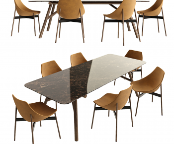 Modern Dining Table And Chairs-ID:206830988