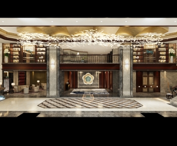 New Classical Style Lobby Hall-ID:494570025