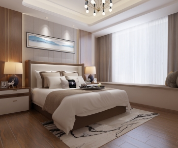 New Chinese Style Bedroom-ID:402455098