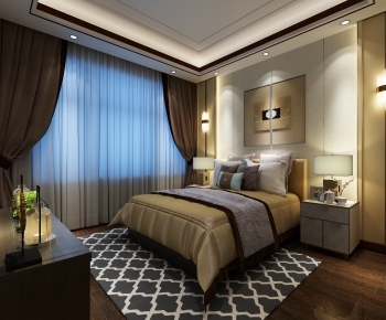 New Chinese Style Bedroom-ID:565128095