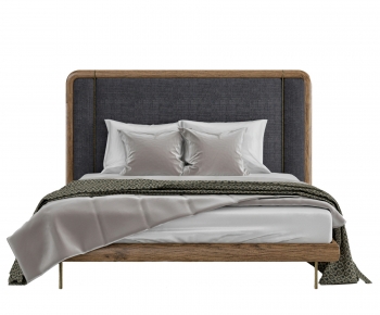 Modern Double Bed-ID:758682974