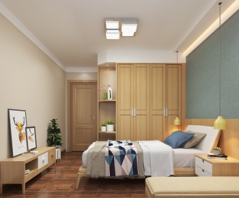 Nordic Style Bedroom-ID:615622048