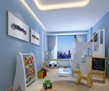 Modern Boy's Room And Son's Room-ID:485208038