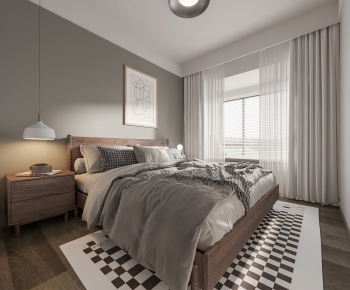 Nordic Style Bedroom-ID:318214893