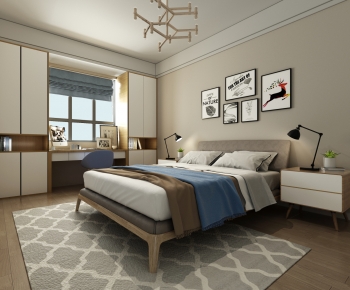 Nordic Style Bedroom-ID:588990935