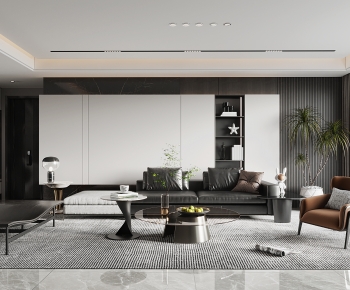 Modern A Living Room-ID:132076985