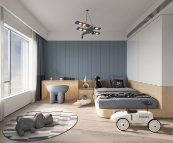 Modern Nordic Style Boy's Room And Son's Room-ID:149166118
