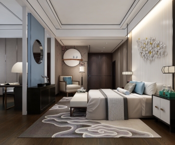 New Chinese Style Bedroom-ID:797851136