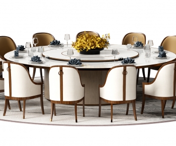 New Chinese Style Dining Table And Chairs-ID:132801062