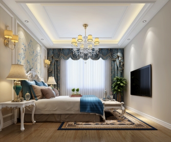 Simple European Style Bedroom-ID:303599874