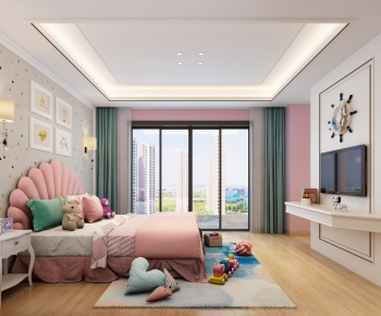 Modern Girl's Room Daughter's Room-ID:580065971