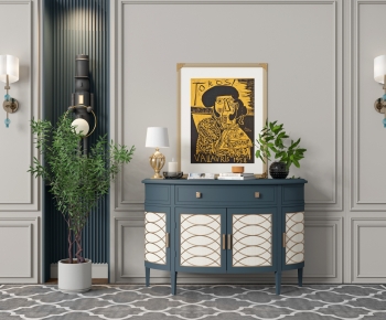 American Style Entrance Cabinet-ID:677869088