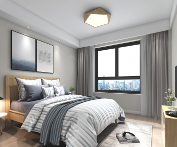 Modern Nordic Style Bedroom-ID:669737106
