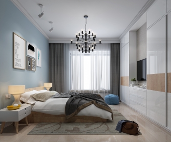 Nordic Style Bedroom-ID:288065913