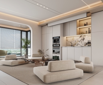 Modern A Living Room-ID:345376014