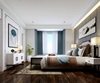 New Chinese Style Bedroom-ID:560820191