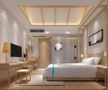 New Chinese Style Bedroom-ID:333940039