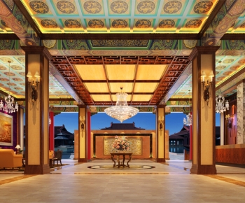 Chinese Style Mix And Match Styles Lobby Hall-ID:999406108