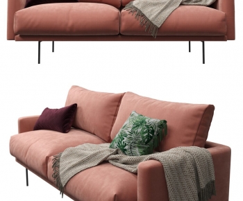 Nordic Style A Sofa For Two-ID:639631034