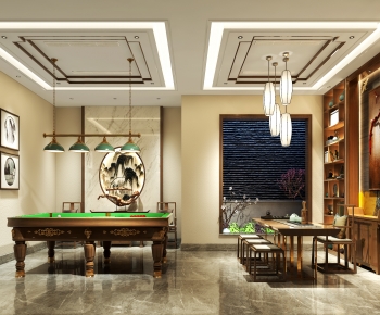 New Chinese Style Billiards Room-ID:822282081
