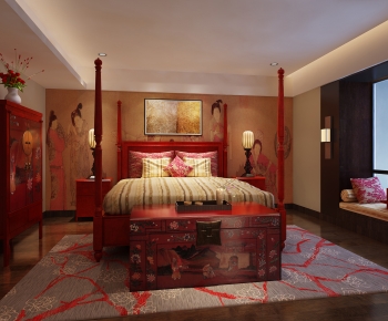 Chinese Style Bedroom-ID:611732962